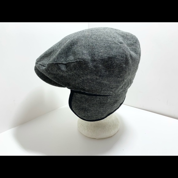 Country Gentleman Men Polyester British Ivy Cap Grey/Black Size MD Hat - Picture 8 of 11